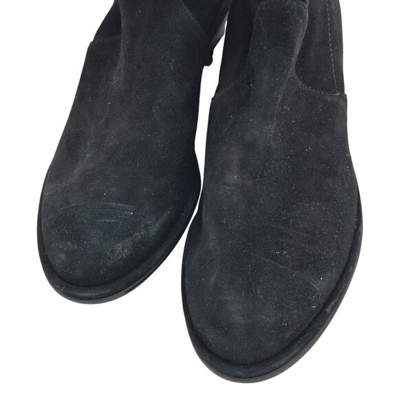 NEW Stuart Weitzman Lowland over-the-knee boots in black stretch suede. SIZE 5.5 - Picture 4 of 8